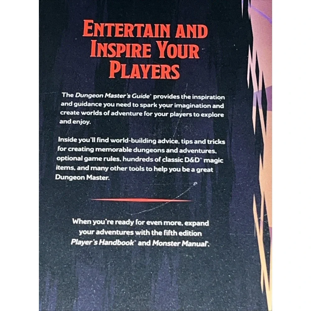 Dungeons & Dragons: - Dungeon Master's Guide 5th Ed. 2014 Hardcover 1st Printing
